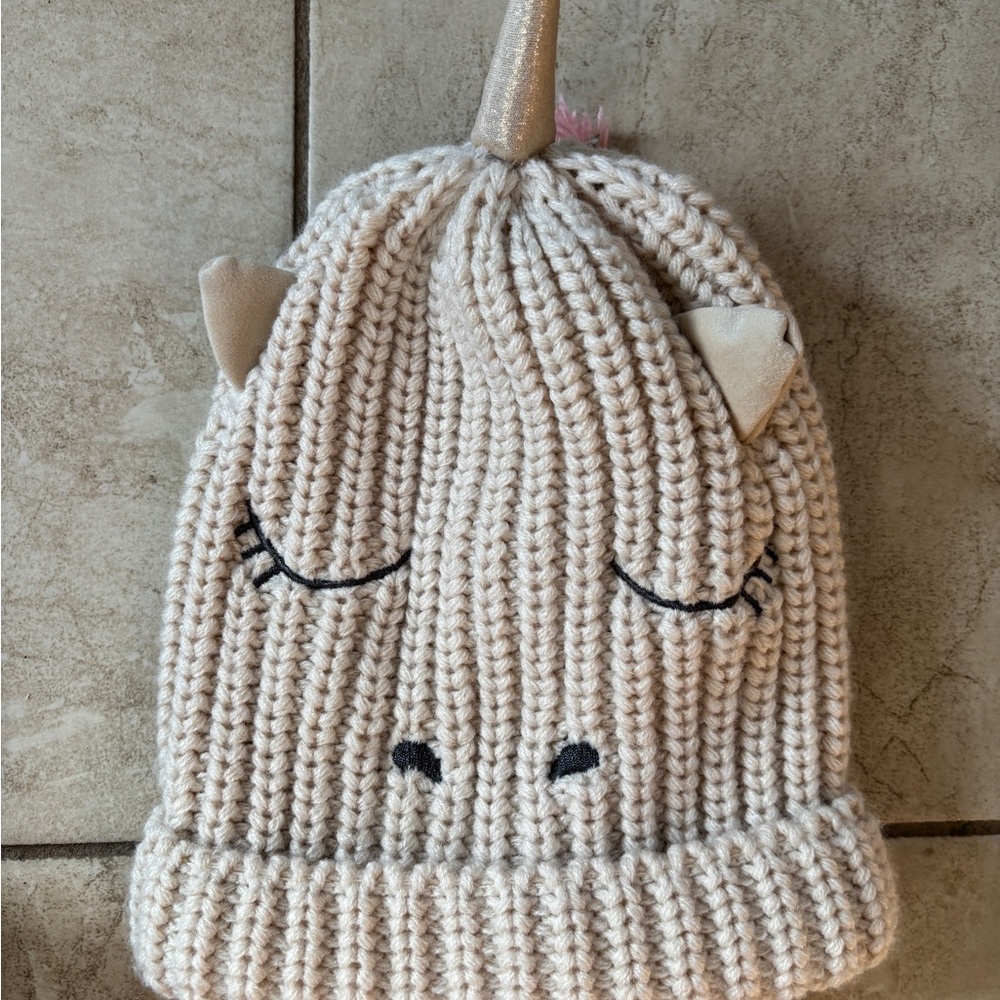 Rockahula unicorn beanie recycled bottle fleece